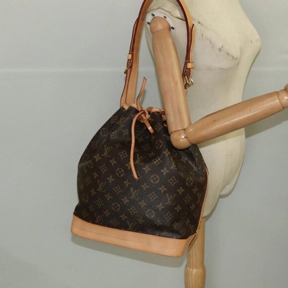 LOUIS VUITTON Monogram Noe Shoulder Bag M42224 LV Auth 103369A - Picture 1 of 16